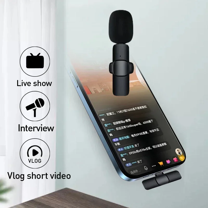 Video Gaming & Esports Usd Acc - ワイヤレスラベリアマイク 2.4G ミニマイクポータブルオーディオビデオ録音ミニマイク iPhone Android ライブブロードキャストゲーム電話用