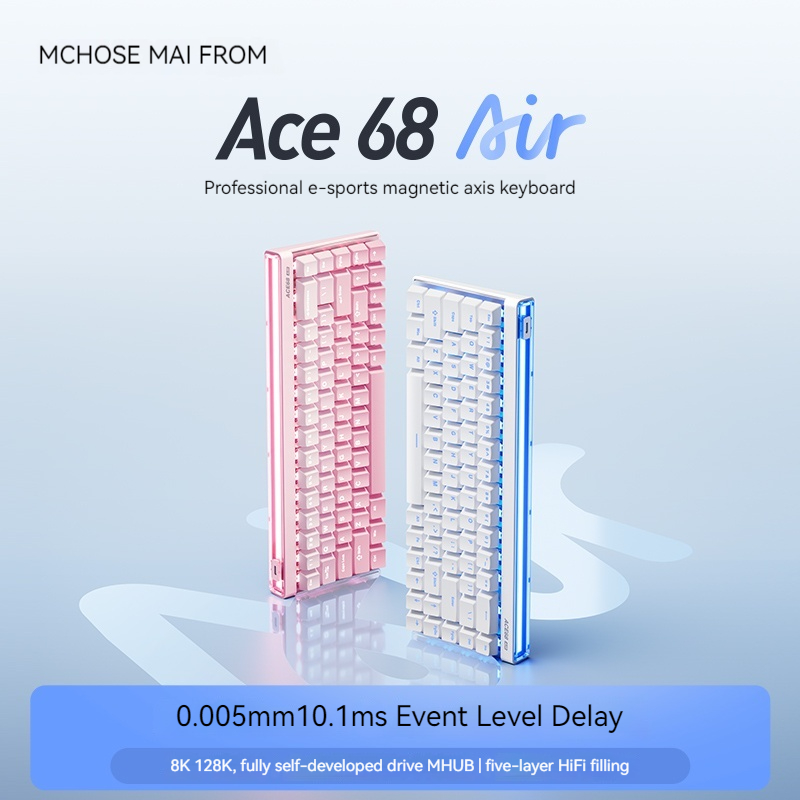 Esports In Gaming - Mchose Ace68 エア磁気軸メカニカルキーボード eスポーツ向け低遅延有線カスタマイズゲーミングキーボード オフィス用