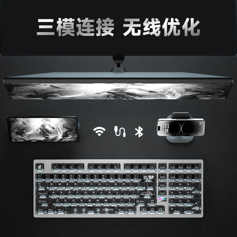Weika Max102 アルミケースワイヤレスメカニカルキ - Esports In Gaming のレビューと価格