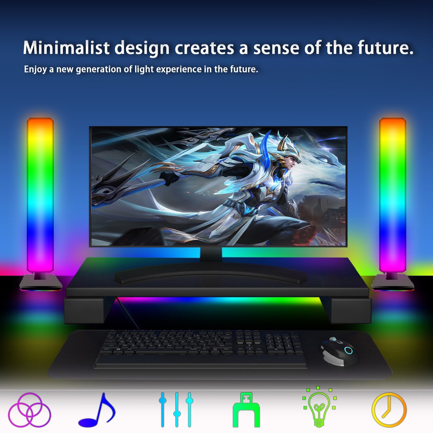 スマート RGB E スポーツライト Wifi Tuya 音 - Esports Gaming Festival のレビューと価格