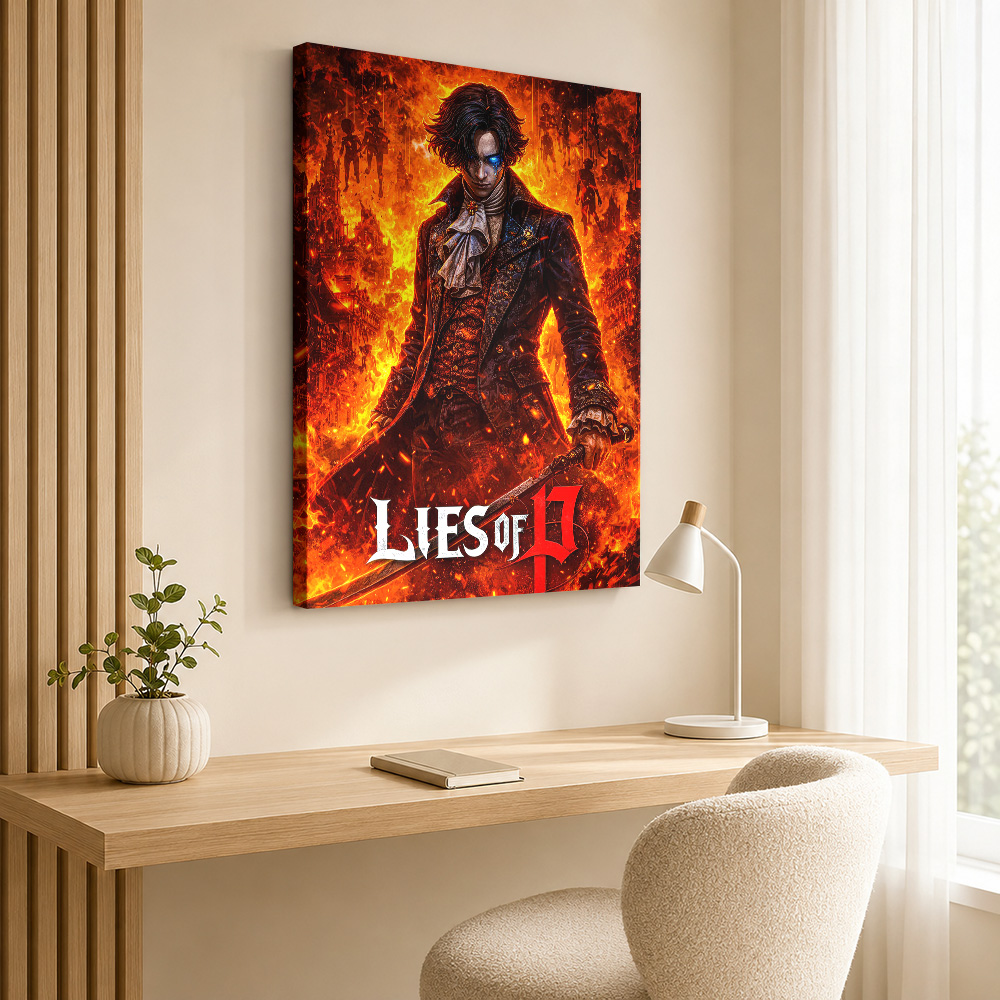 Lies of P ビデオゲームアートキャンバスプリントポス - Video Gaming & Esports Usd Acc のレビューと価格
