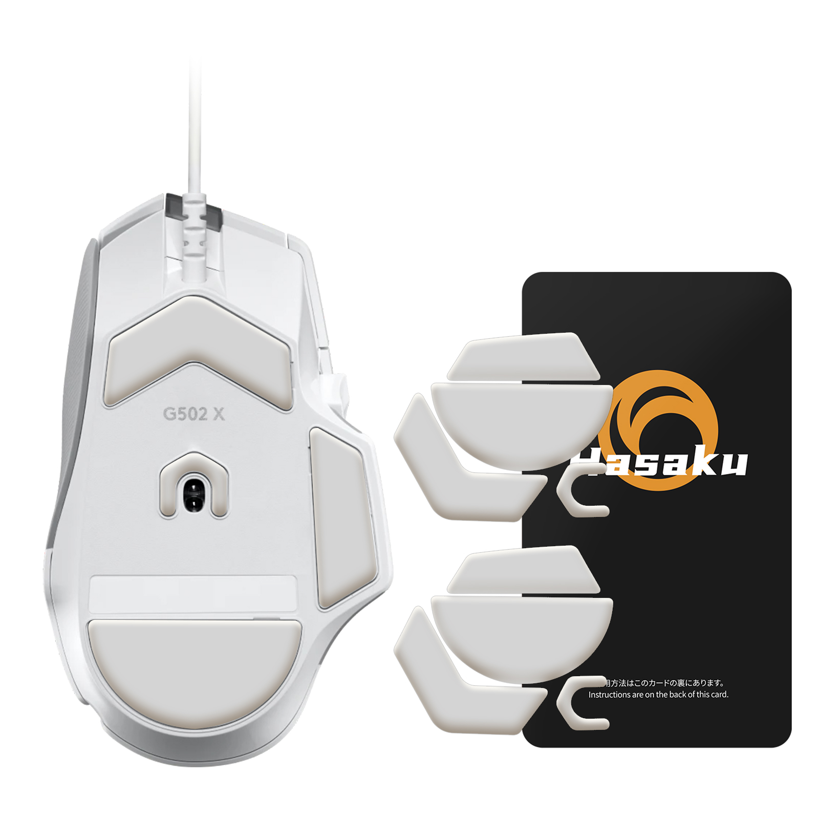 2 セット HASAKU 丸みを帯びたカーブエッジゲーミング - Logitech Mouse G502 のレビューと価格