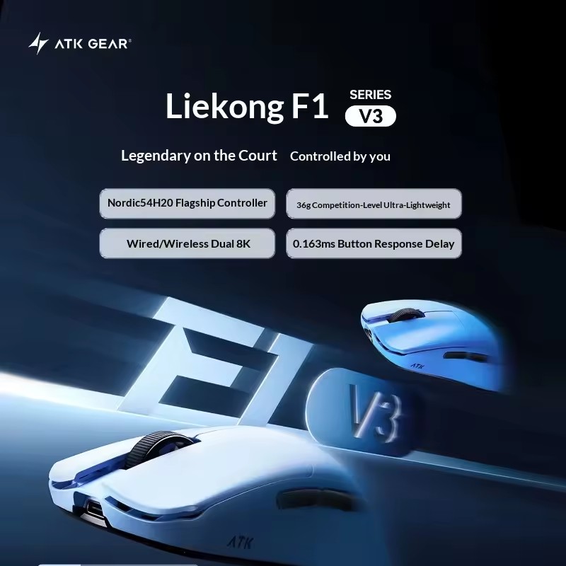 ATK F1 V2/V3 トライモードワイヤレスマウス PA - Esports In Gaming のレビューと価格