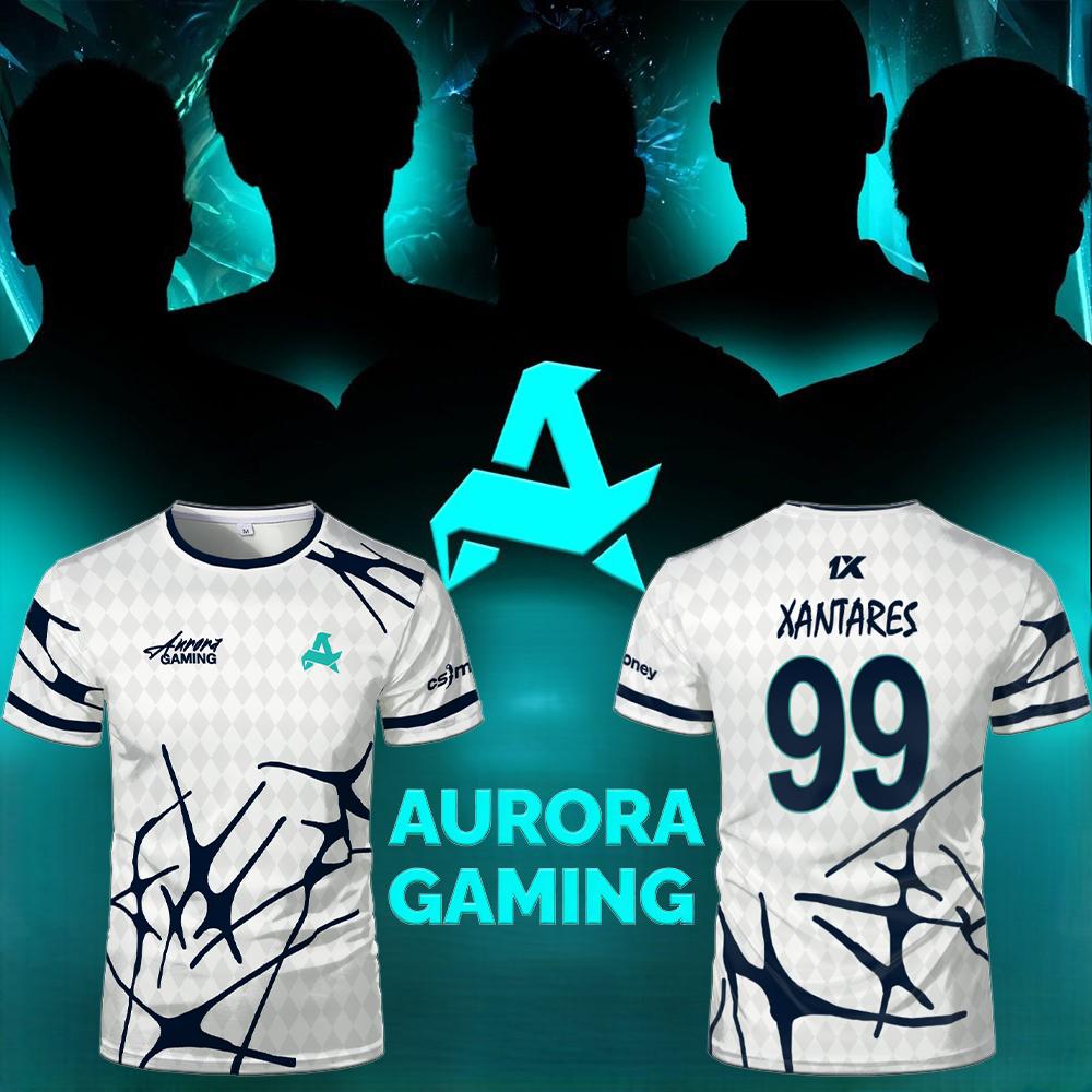 スポーツチーム オーロラ ゲーム ジャージー Tシャツ XA - Esports Gaming Training のレビューと価格