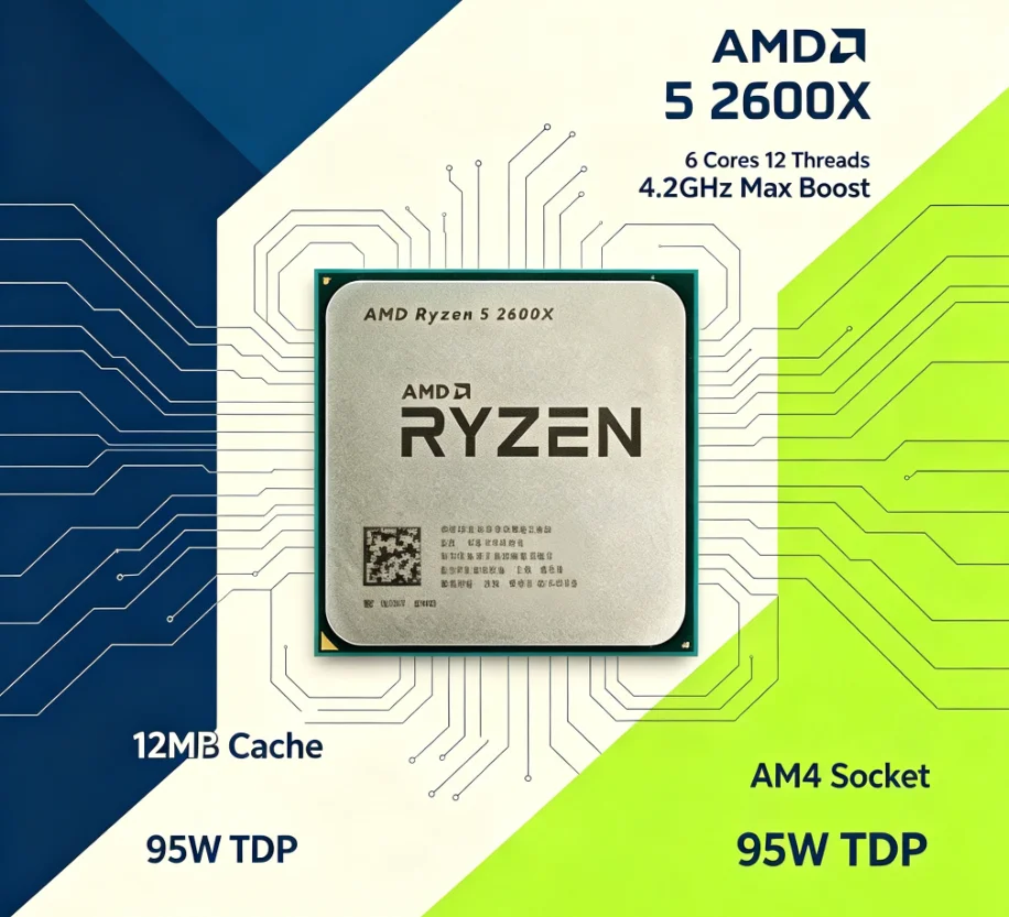 AMD R5 2600X 12nm AM4 デスクトッププロ - Esports In Gaming のレビューと価格